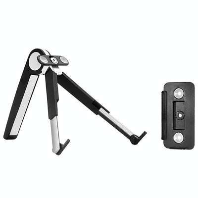 Portable Laptop and Tablet Stand - Foldable - Black