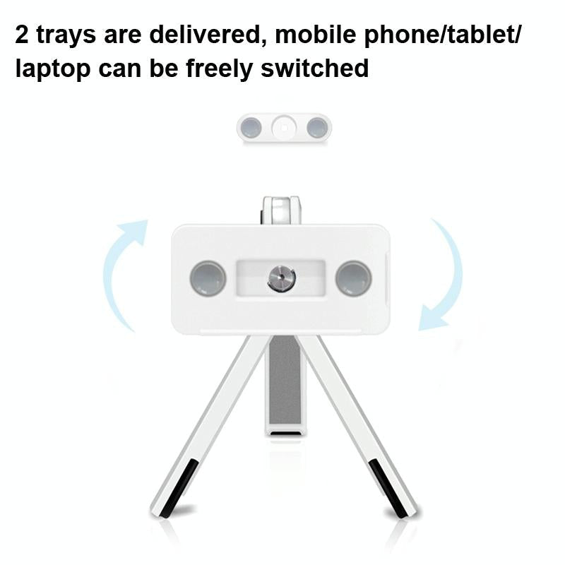 Portable Laptop and Tablet Stand - Foldable - Black