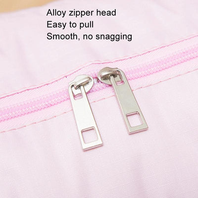 Folding Travel Bag with Trolley Case for Luggage - Black