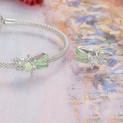 925 Sterling Silver Dragonfly Animal Bead