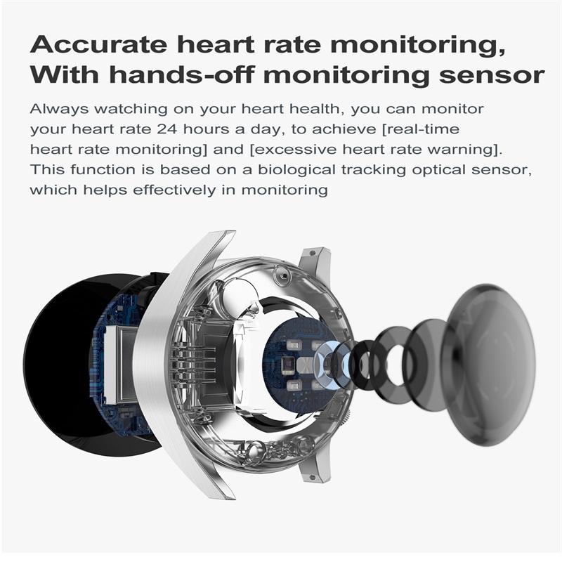 Mini Silicone Smart Watch With Colour Screen - Dt3 - Black