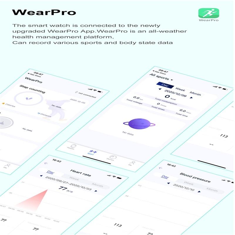 Mini Silicone Smart Watch With Colour Screen - Dt3 - Black