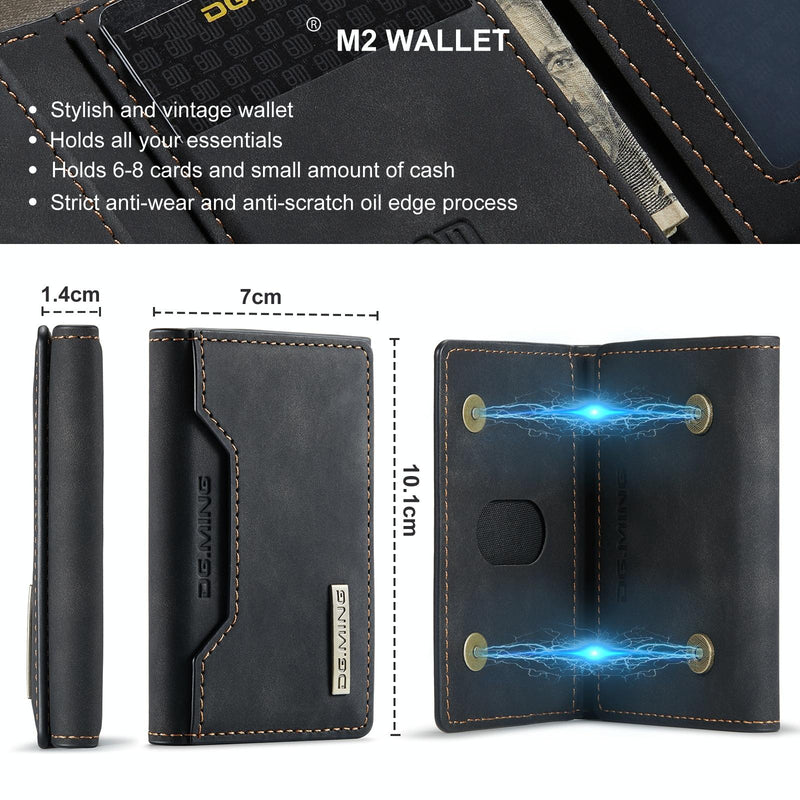 3 Fold Card Bag For Dg.Ming M2 Series Compact & Stylish - Black