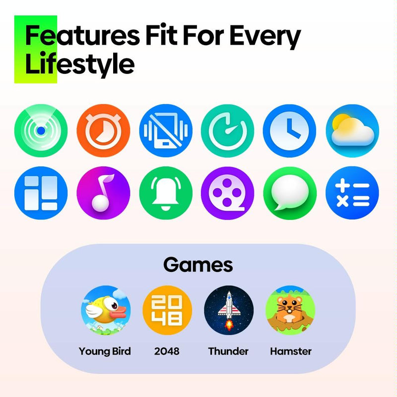 1.39 Inch Screen Ip68 Smart Watch Supports Voice Calling / Health Monitoring - Black