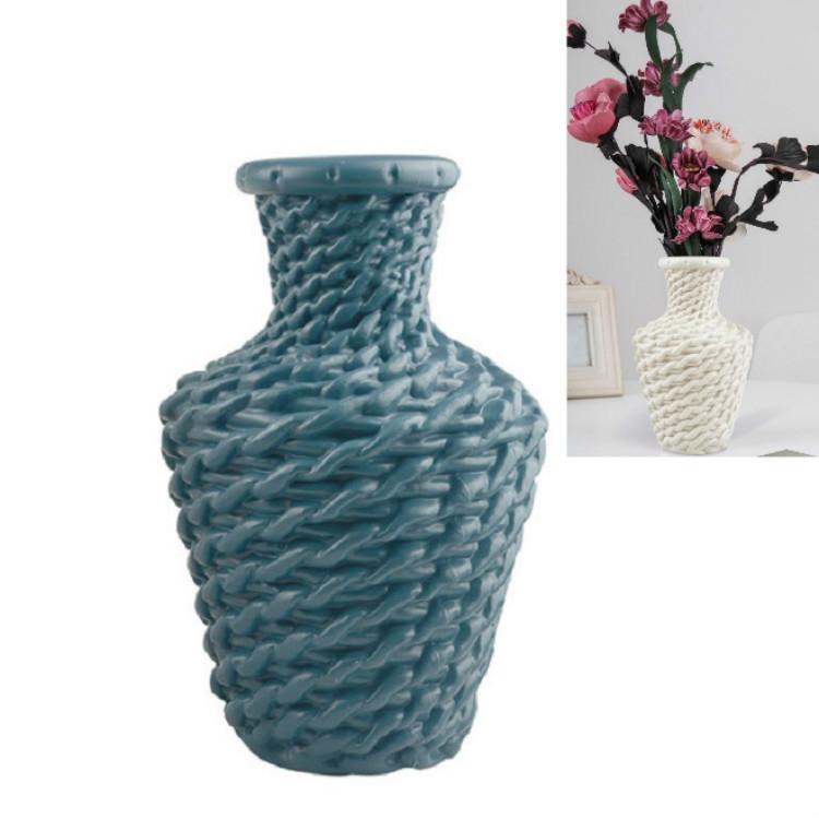 Versatile Plastic Vase for Fresh and Dried Floral Arrangements - Pink