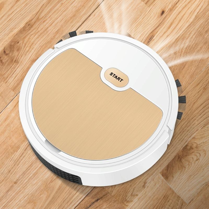 3-in-1 Intelligent Usb Home Sweeping Machine - Fast Charging - Black