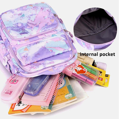 Backpack Set with Lunch Bag & Pencil Case for Kids - Pink