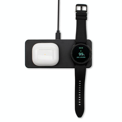 2 In 1 Magnetic Wireless Charger Black