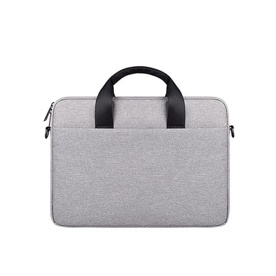 13.3 Inch Portable Laptop Bag with Single-shoulder Strap - Grey