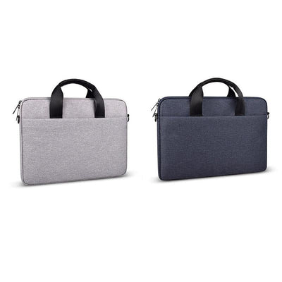13.3 Inch Portable Laptop Bag with Single-shoulder Strap - Grey