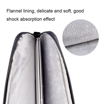 13.3 Inch Portable Laptop Bag with Single-shoulder Strap - Grey