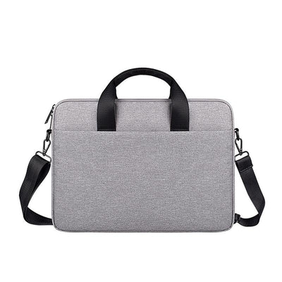 13.3 Inch Portable Laptop Bag with Single-shoulder Strap - Grey