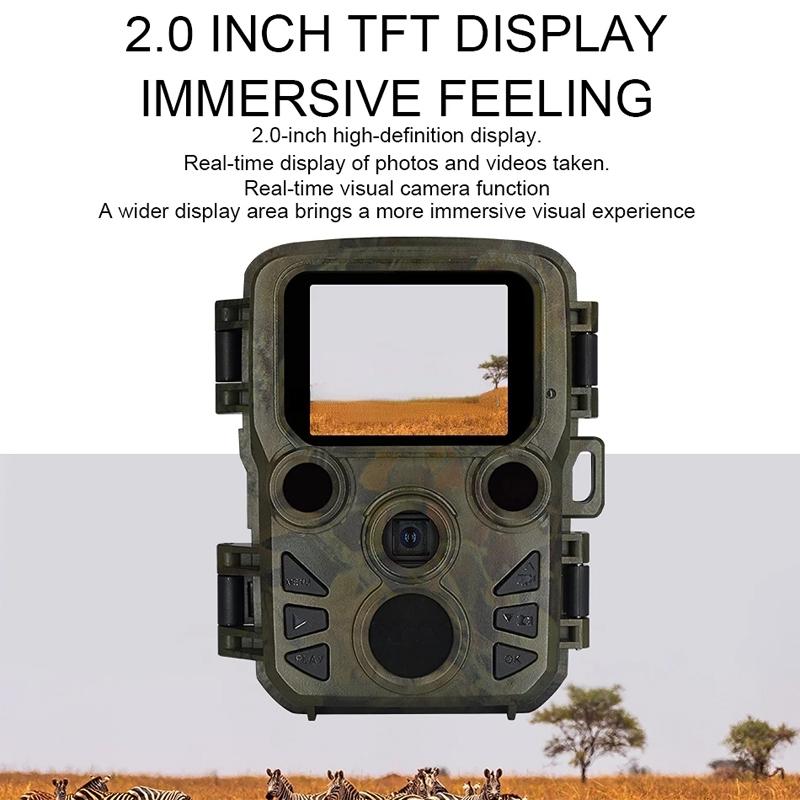 Outdoor Night Vision Hunting Camera with 4k Hd and Infrared Induction Camouflage Design