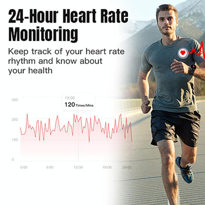 1.43 Inch Amoled Round Screen Steel Strap Smart Watch Supports Blood Oxygen Detection - Black