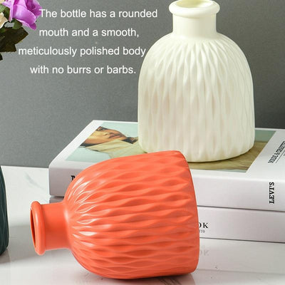 Versatile Drop-Resistant Potted Plant Vase For Wet And Dry Use - Milk White