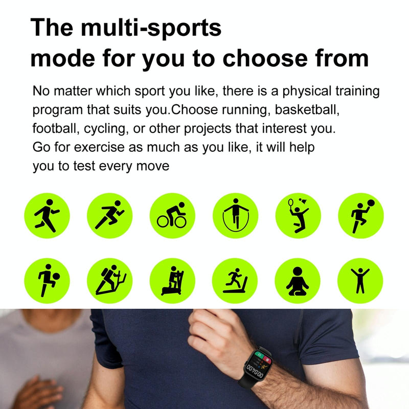 1.9 Inch Tft Screen Smart Watch Support Bluetooth Call / Menstrual Cycle Reminder - Grey