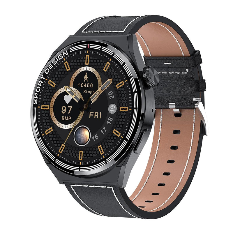 1.6 Inch Waterproof Smart Watch With Bluetooth Call & Nfc - Black