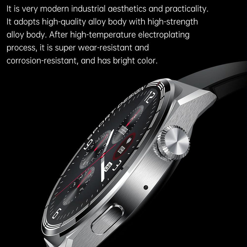 1.6 Inch Waterproof Smart Watch With Bluetooth Call & Nfc - Black