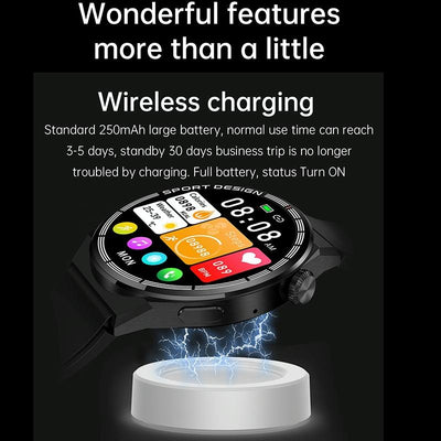 1.60 Inch Black Dial Silicone Band Ip68 Waterproof Smart Watch Support Bluetooth Call Black