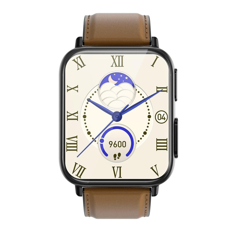 1.91 Inch Waterproof Smart Watch With Ai Diagnosis & Health Monitoring - Black