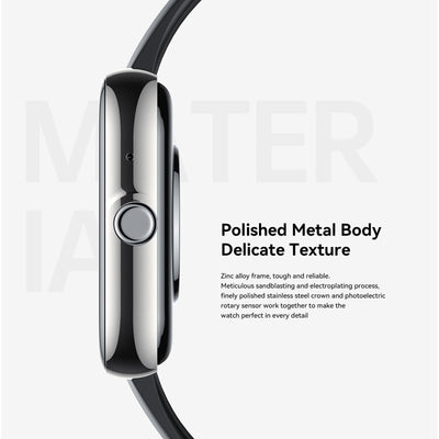 1.96 Screen Inch Smart Watch With Bt Call & Heart Rate - Rose Gold