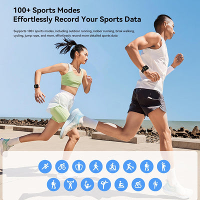 1.96 Screen Inch Smart Watch With Bt Call & Heart Rate - Rose Gold