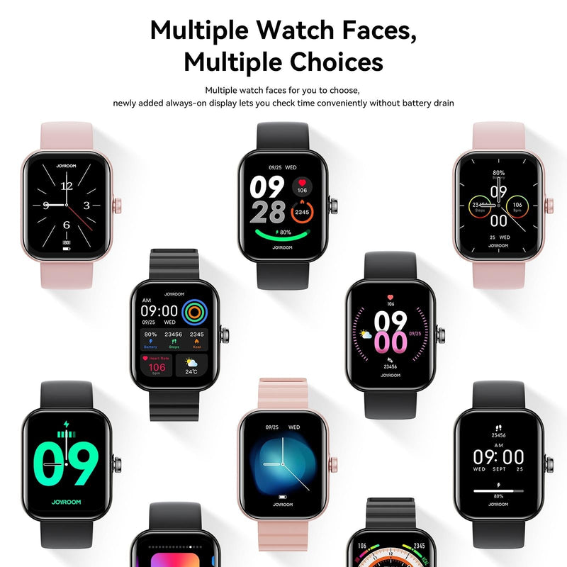 1.96 Screen Inch Smart Watch With Bt Call & Heart Rate - Rose Gold