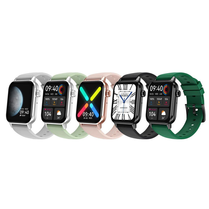 1.69 Inch Multifunctional Heart Rate Smart Watch - Black