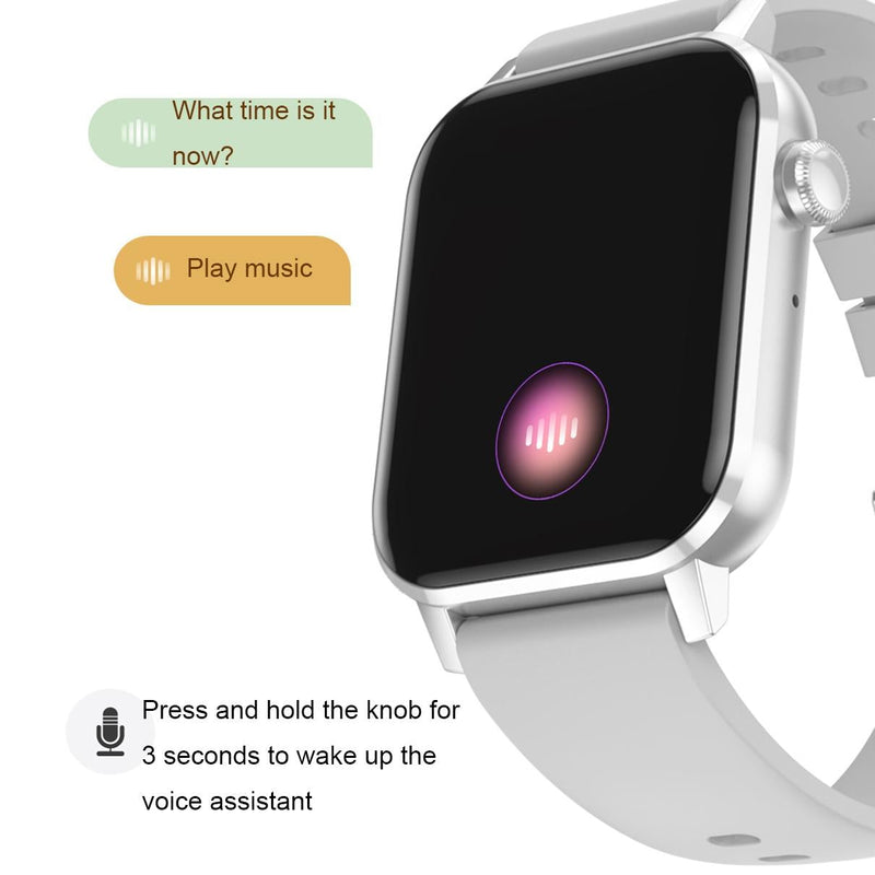 1.69 Inch Multifunctional Heart Rate Smart Watch - Black