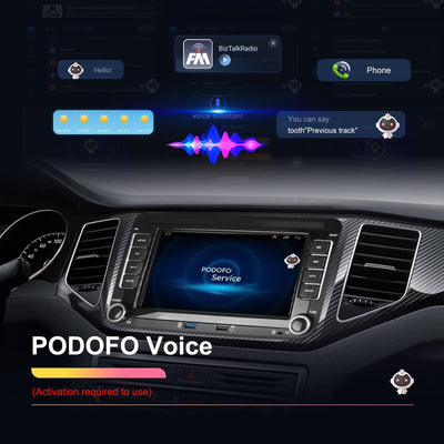 2 + 64G Carplay Android Navigation For Vw / Skoda - Reversing Camera - Large Screen