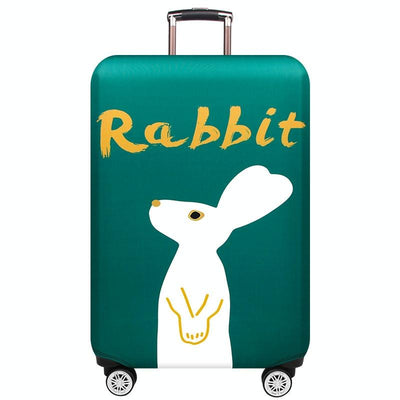 Protective Cover for Trolley Luggage - Durable and Dustproof - Large Size - Rabbit - S