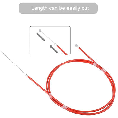 2-pack Rear Disc Brake Cable for Xiaomi Mijia M365 Electric Scooter - Red