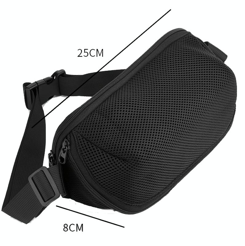 Bluetooth Speaker Messenger Bag For Jbl Flip / Ue Boom / Beats Pill - Black