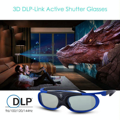 3d Glasses for Dlp Projectors - Rechargeable