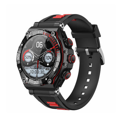 1.43 Inch Amoled Screen Smart Watch Supports Bluetooth Call / Blood Oxygen Detection - Red