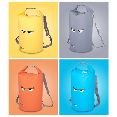 Waterproof Beach Bag For Outdoor Activities Pvc Mesh Cloth Storage Bucket For Swimming Rafting And Seaside Fun - Yellow