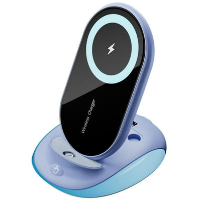 15W Universal Desktop Wireless Charger - Blue