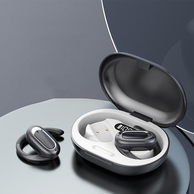 Adjustable Wireless Bluetooth Earphones with Noise Reduction - Skin-colour