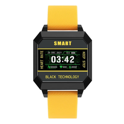 0.96 Inch Tft Screen Life Waterproof Smart Watch Support Sleep Monitoring / Heart Rate Monitoring / Blood Pressure Monitoring / Pulse Reminder - Black