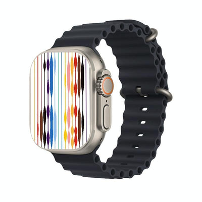 1.5 Inch Silicone Band Smart Watch Bluetooth Call / Heart Rate / Blood Pressure / Blood Oxygen - Black