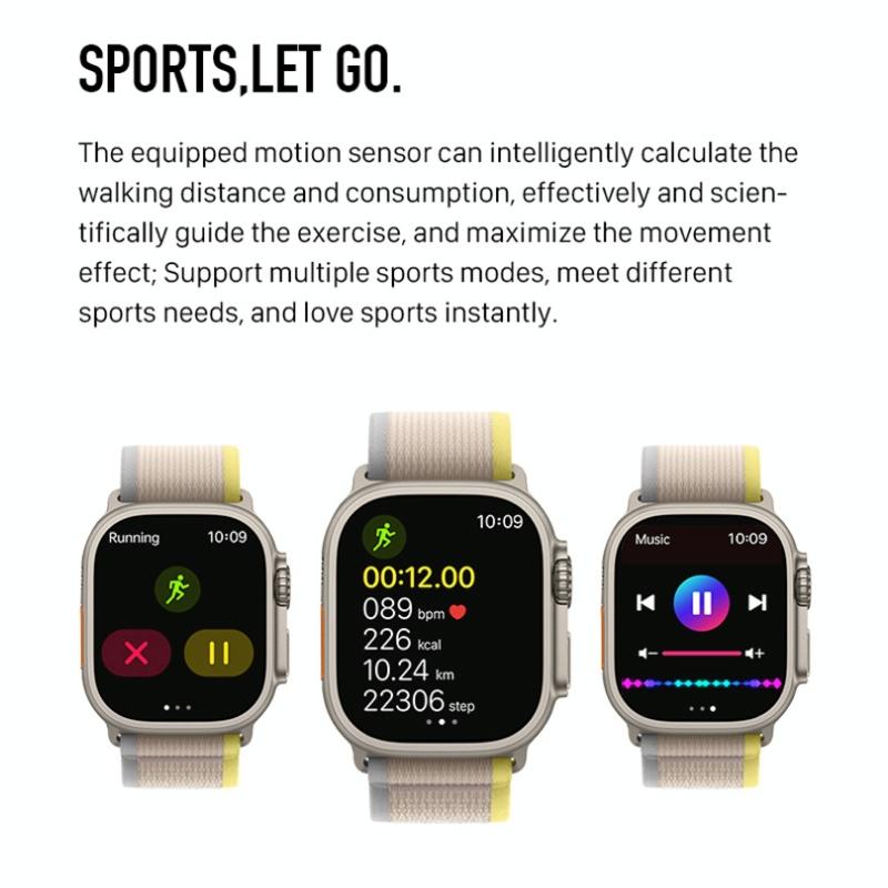 1.5 Inch Silicone Band Smart Watch Bluetooth Call / Heart Rate / Blood Pressure / Blood Oxygen - Black