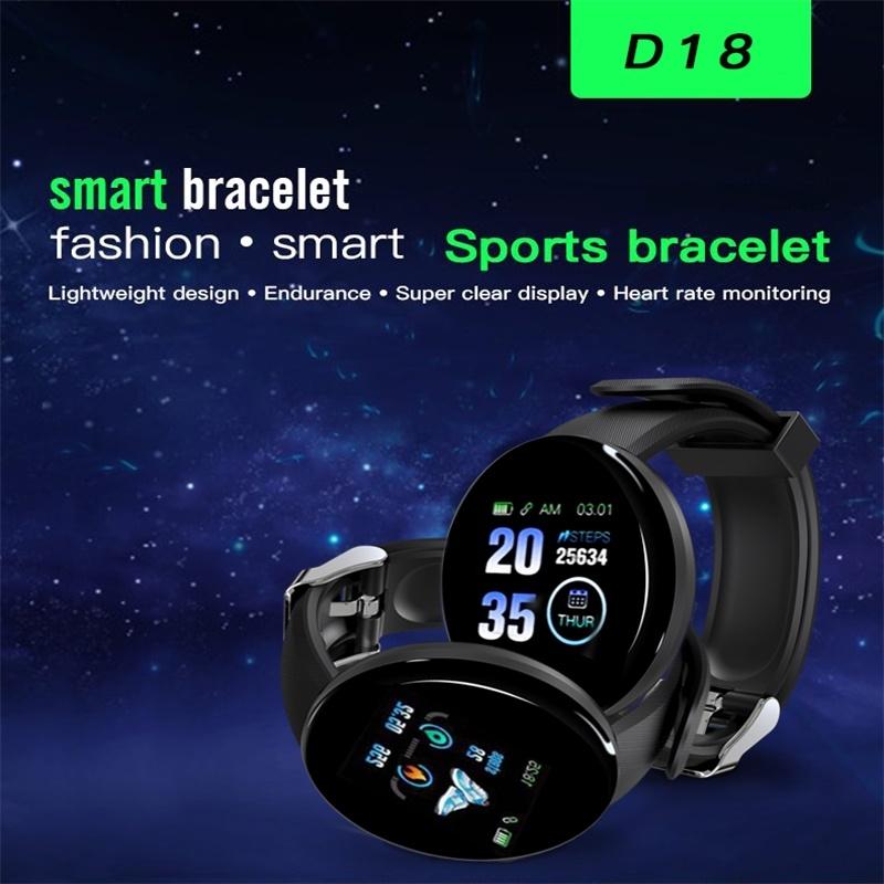 Smart Watch With Call Reminder And Health Monitoring - Waterproof - Blue