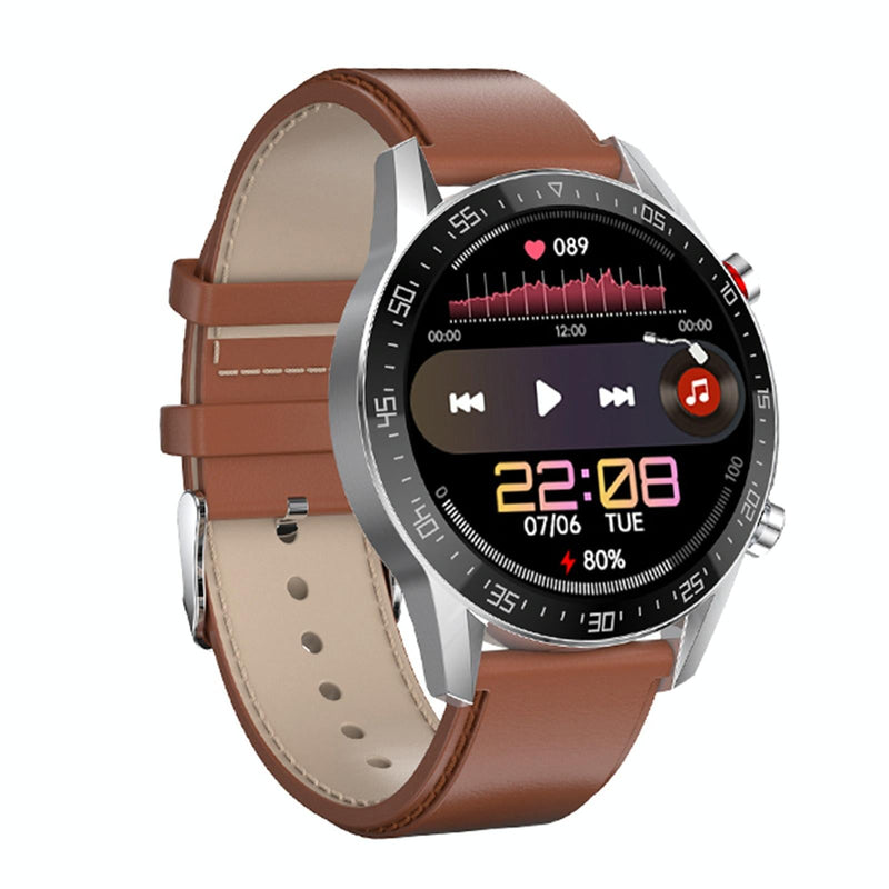 1.28 Inch Ips Screen Smart Watch With Bluetooth Call & Sleep Monitoring - Black