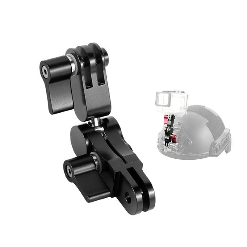 360 Degree Rotating Mount Adapter For Gopro Hero11 - Aluminium Alloy - Red