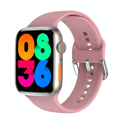 2.01 Inch Waterproof Smart Watch Bt Call / Heart Rate / Blood Pressure / Blood Oxygen - Black Gold