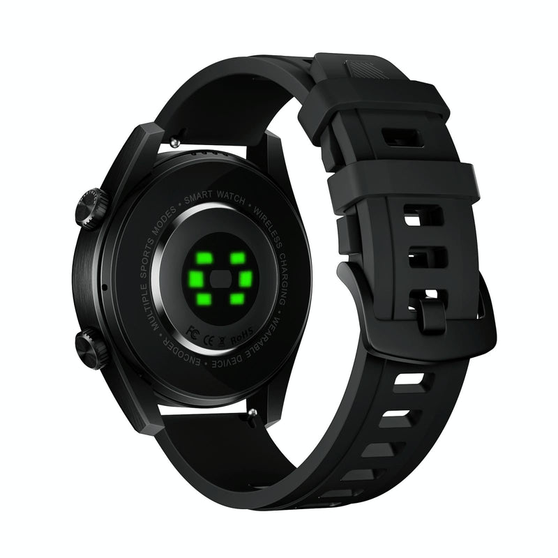 1.43 Inch Ip67 Sport Smart Watch Support Bluetooth Call / Sleep / Blood Oxygen / Heart Rate / Blood Pressure Health Monitor - Black
