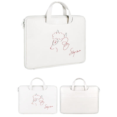 13.3 Inch Lightweight Printed Laptop Bag in Pu Material - Ice Cream