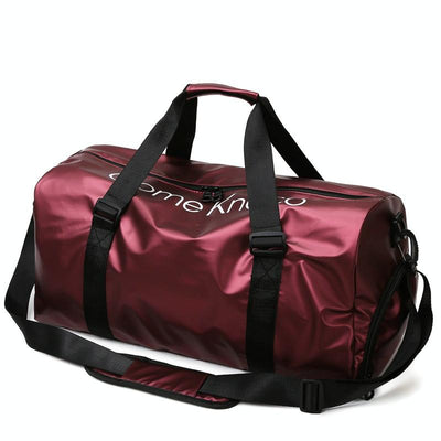 Waterproof Gym Bag - Compact and Durable - Red