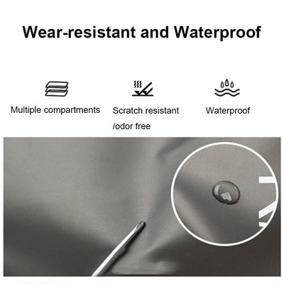 Waterproof Gym Bag - Compact and Durable - Red