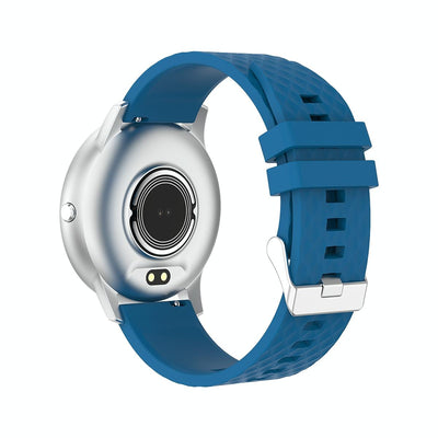 1.75 Inch Hd Round Screen Silicone Strap Smart Sports Watch - Black